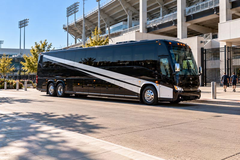 Sports Team Charter Bus Rentals in Philadelphia, PA